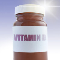 Vitamin D bottle